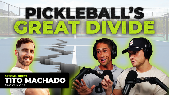 PicklePod: Tito Machado From DUPR Talks Player Ratings, a Youth Movement and More