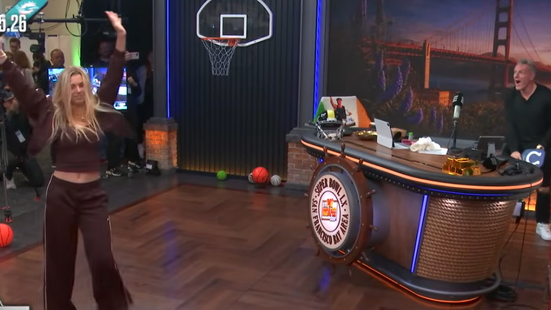 Watch the Clip: Anna Leigh Waters Out-Dinks Pat McAfee Live on ESPN
