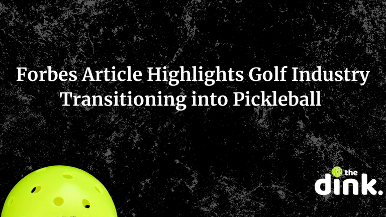 Golf Industry Giants Staking Their Claim in Pickleball