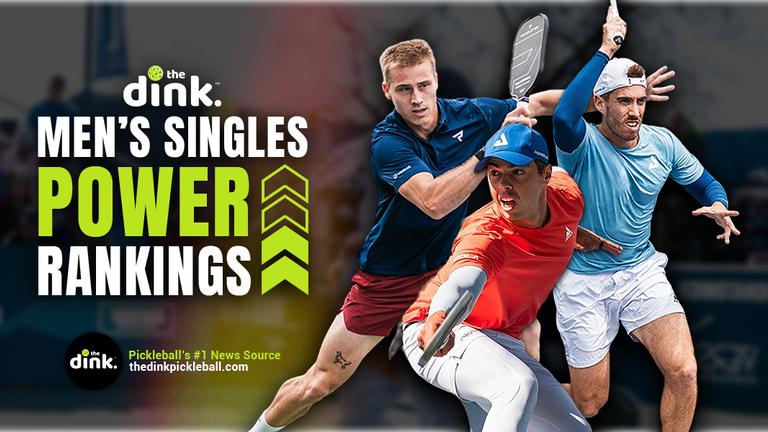 The Dink's Top 20 Men's Singles Pickleball Power Rankings