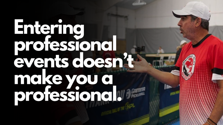 Larger numbers of "Delusional" Pickleball players turning 'pro'
