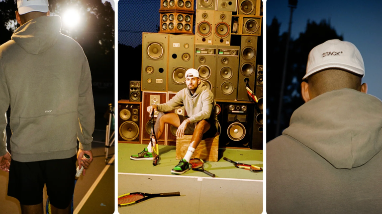 Nick Kyrgios Joins Stack Athletics as Creative Director: 'Raw, Expressive, Unapologetic'