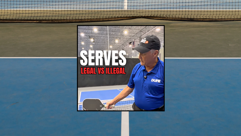 Why Pickleball Refs Struggle to Call Illegal Serves, and Often Don't