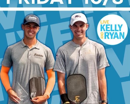 The Johns Brothers Play Pickleball on Live with Kelly and Ryan