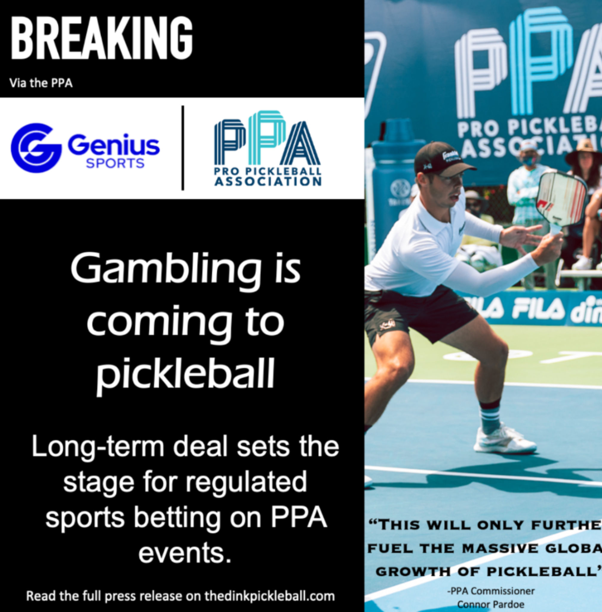 PPA Gambling is Coming to Pickleball